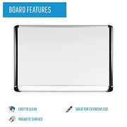 MasterVision Black Frame / 96"W x 48"H / Porcelain Dry Erase Boards