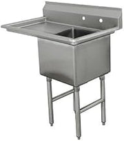 Single Fabricated Bowl Scullery Sink Width: 38.5"