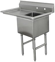 Single Fabricated Bowl Scullery Sink Width: 38.5"