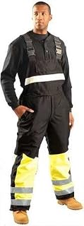 OccuNomix Hi-Vis Cold Weather Bib, Yellow, Mens, 4XL