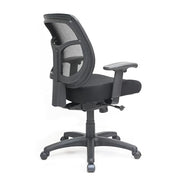 Eurotech Black / Upgraded Seat with Authentic TEMPUR-Material / 26 inches (W) x 19.3 inches (D) x 35 inches ( Home Office Desk Chairs