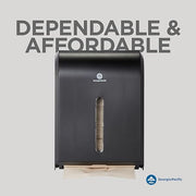 Georgia-Pacific Folded Paper Towel Dispenser / 37.3 X 47.8 X 100 Inch / Black Commercial Paper Hand Towel Dispensers