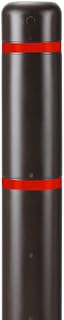 Innoplast BollardGard 4" x 52" Bollard Cover Brown (Brown red Tape)