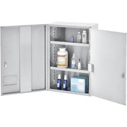 Global Industrial Stainless Steel / 8"L x 16"W x 24"H / Industrial Safety Storage Cabinets