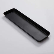 American Metalcraft 29.8" x 8.5" x 2" / Black / Modern Serving Trays
