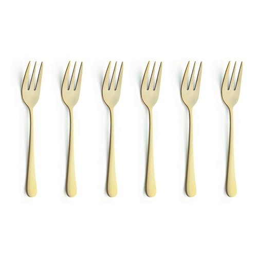 Amefa Cake Set / Matt Gold / 14 cm Flatware Sets