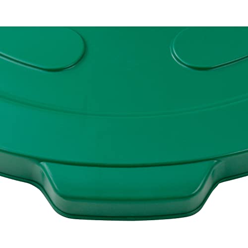 Global Industrial Green / 27-1/2" Diameter x 2-1/2"H / Industrial Kitchen Trash Cans