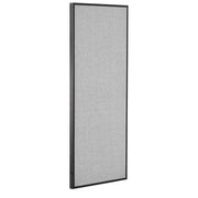 24-1/4"W x 60" H Office Partition Panel by Global Industrial – Alloy Steel, Grey, Model 277661GY