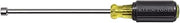 KLEIN TOOLS 646-5/16M 5/16-Inch Hex Magnetic Tip Nut Driver, Made in USA, 6-Inch Hollow Shank