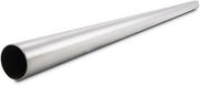 Vibrant 2.50in OD 304 Stainless Steel Brushed Straight Tubing