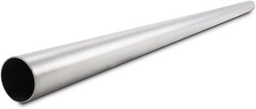 Vibrant 2.50in OD 304 Stainless Steel Brushed Straight Tubing