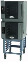Cadco Bakerlux Touch Heavy-Duty Convection Oven, Electric, Double Stack Half Size with Stand