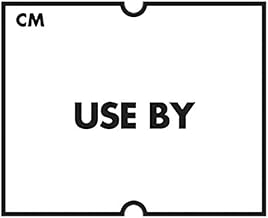 DayMark Safety Systems IT120465 Date Coder Freezable Label, USE by, for DM4 SpeedyMark 20 2-Line Marking Gun, White Pack of 8 Rolls