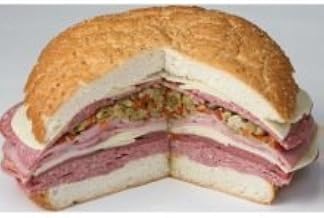 Gambino's Authentic New Orleans Muffuletta Bread, 9-Inch Round Italian Sesame Sandwich Buns (24 Pack Bulk Case) - Traditional Sicilian Style Bread for Gourmet Sandwiches, Paninis & Grilling