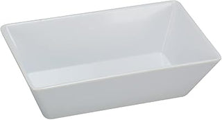 Yanco RM-610 Rome Rectangular Deep Plate White - Pack of 24