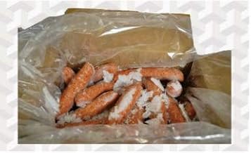 Eddy Skinless Pork and Beef with Jalapeno and Cheese Link, 10 Pound -- 1 each.