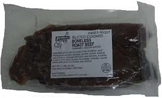 Smithfield Fully Cooked Sliced Roast Beef, 2 Pound -- 6 per case.