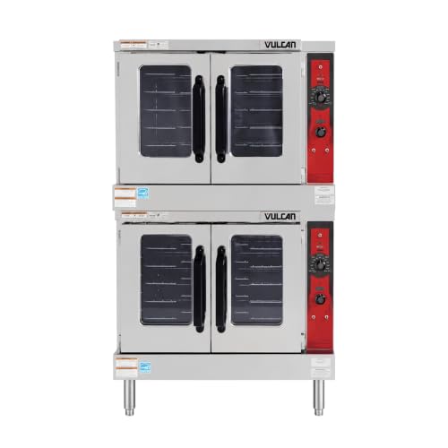 VULCAN Double Deck | 240V / Silver / 14.8 cubic_feet Commercial Ovens