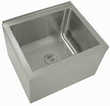 Single Floor Mounted Mop Sink Size: 6" H x 25" W x 21" D