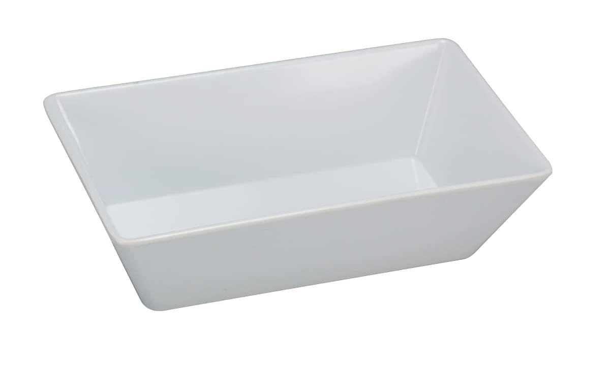 Yanco Rome Rectangular Deep Plate White - Pack of by Generic – Pack of 12, Model RM-614