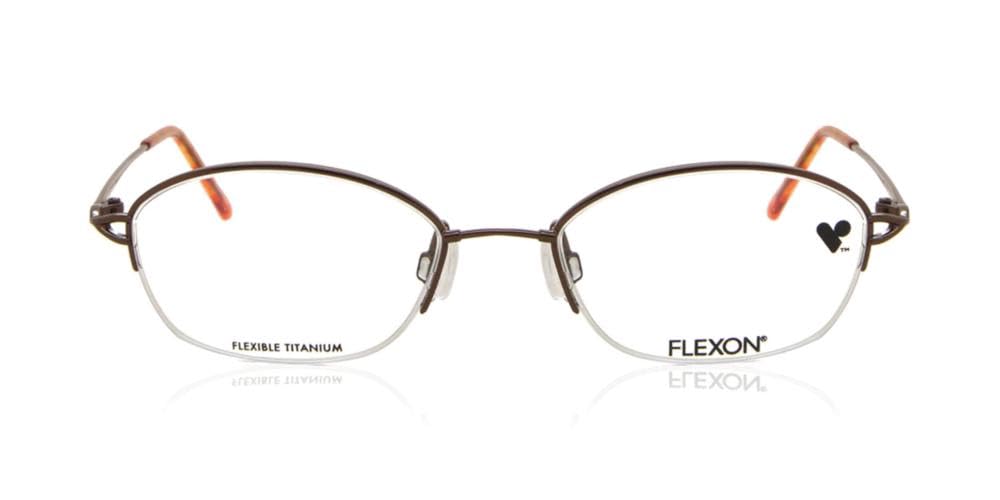 Eyewear Frames by Flexon – 47/18/130, Cellulose, Coffee 249, Model FLEXON 651