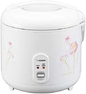 Zojirushi NS-RPC18FJ Rice Cooker and Warmer, 1.8-Liter, Tulip | One-touch operation, nonstick inner pan