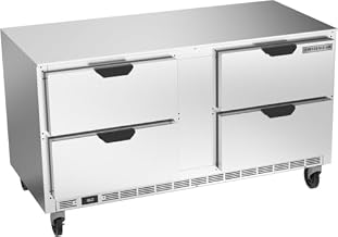 Beverage Air Commercial Kitchen UCRD60AHC-4 Refrigerator, Undercounter, Reach-In