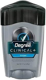 Degree Men Clean Clinical Antiperspirant Deodorant 1.7 oz (Pack of 5)