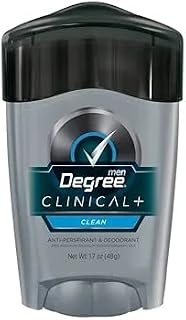 Degree Men Clean Clinical Antiperspirant Deodorant 1.7 oz (Pack of 5)