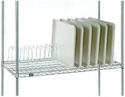 Nexel Tray Drying/Storage Rack, Clear Epoxy Finish, 24" W x 16" L x 8½"H