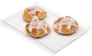 Rosseto BKM004 Clear 14.4 x 10.6 Bakery Display Tray - 3 / CS