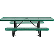 Global Industrial Green / 96"l X 60"w X 29.5"h / Industrial Picnic Tables