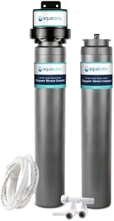 Aquasana Under Sink Water Filter + Extra Replacement Filter Bundle | Reduces 99% of 78 Contaminants Including Chlorine & Lead from Tap Water | Claryum Direct Connect