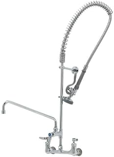 T&S Brass, B-0133-14-CR-B, EasyInstall Pre-Rinse, 8" Wall Mount, Ce