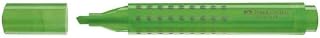 Faber-Castell Textliner Grip Triangular Tapered Tip 1-5mm Green (Pack of 3)