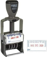 Xstamper XST40311 - Classix Self-Inked Received Message/Date Stamp
