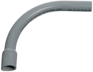 Carlon UA9AHB-CTN PVC Bell End Elbow, 90 Degree, Standard Radius, Electrical, 1-1/2-In. - Quantity 7