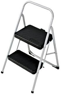 Cosco 11-137 CLGG4 Folding Step Stool, 28.15 in H, 200 lb, Steel, Black