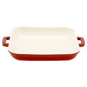 GET 0.31 Quart / Square / Red / White Dutch Ovens