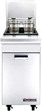Garland M35SS Master Series "Range Match" Gas Fryer with Thermostatic Controls & 35 lb Fat Capacity