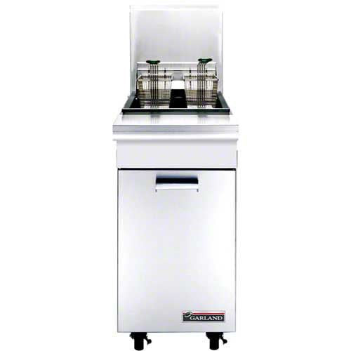 Master Series "Range Match" Gas Fryer with Thermostatic Controls & 35 lb Fat Capacity by Garland – Stainless Steel, Metallic, Model M35SS