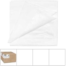 2 Ply White Folded Paper Table Cover, 54 X 108 inch - 25 per case.