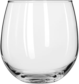 Libbey 16-1/2-Ounce Stemless Red Wine, Box of 12