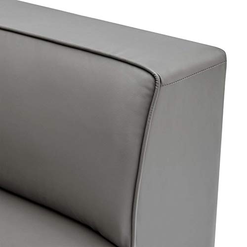 Modway Grey / Modern / Corner Chair Sofas & Couches