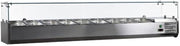 Omcan REFRIGERATED TOPPING RAIL WITH GLASS GUARD 46680