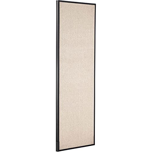 Office Partition Panel by Global Industrial – Steel Frame, Tan, Model OFP024R-96-TN