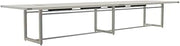 Safco Mirella Conference Table Sitting Height - 16' White Ash