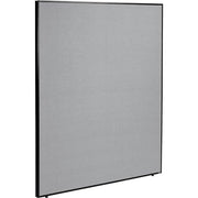 Office Partition Panel with Leveling Feet by Global Industrial – Steel Frame, Gray, Model OFP060R-96-GY
