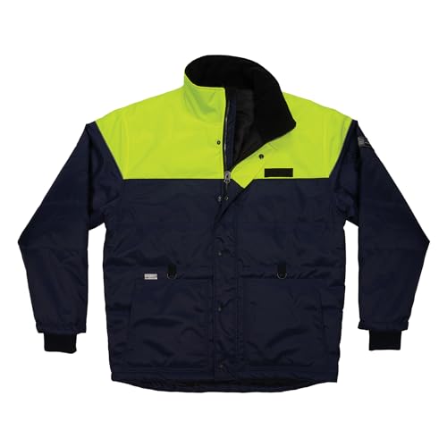 Ergodyne X-Large / Navy / Insulated Freezer Jacket Clothing