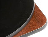 MB36R - 36 in x 1 in Round Mahogany/Black Table Top